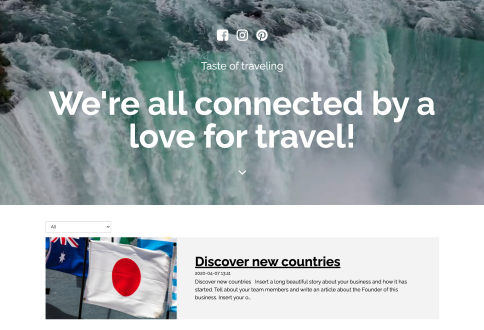 Blog/Taste of traveling